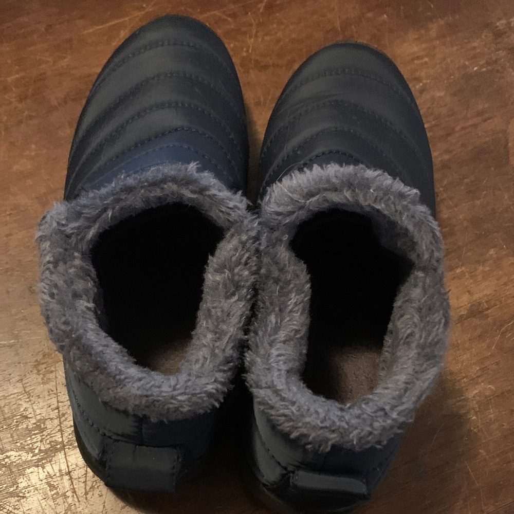 Cozy blue boots
